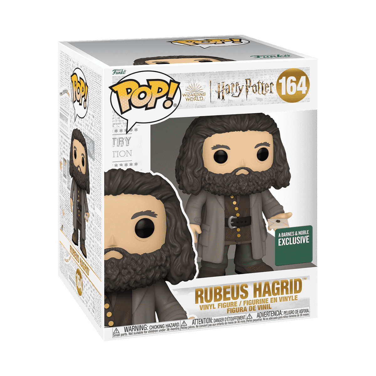 Pop! Super Rubeus Hagrid with Letter - Figurine Pop! Harry Potter - vue 2
