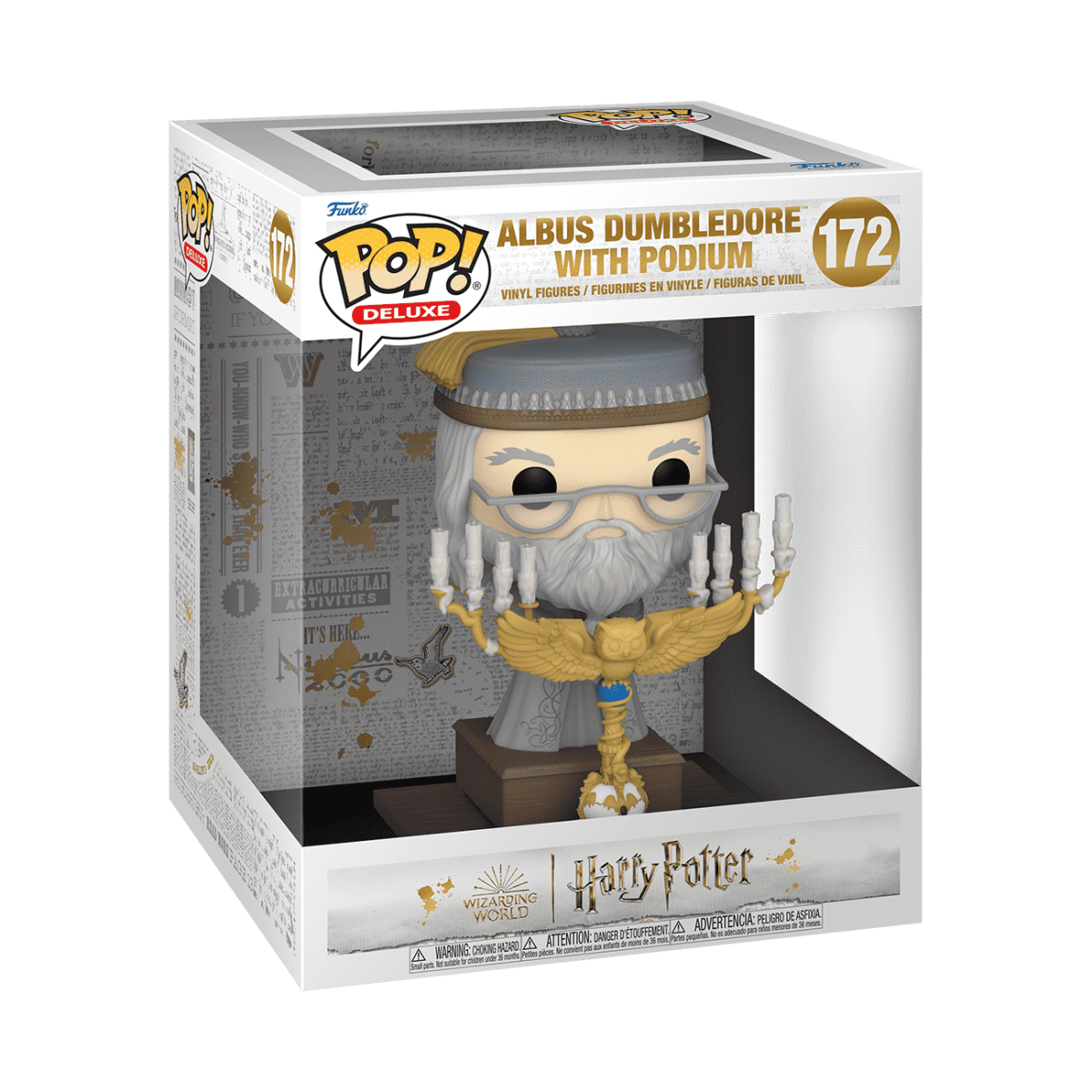 Pop! Deluxe Albus Dumbledore with Podium - Figurine Pop! Harry Potter - vue 2