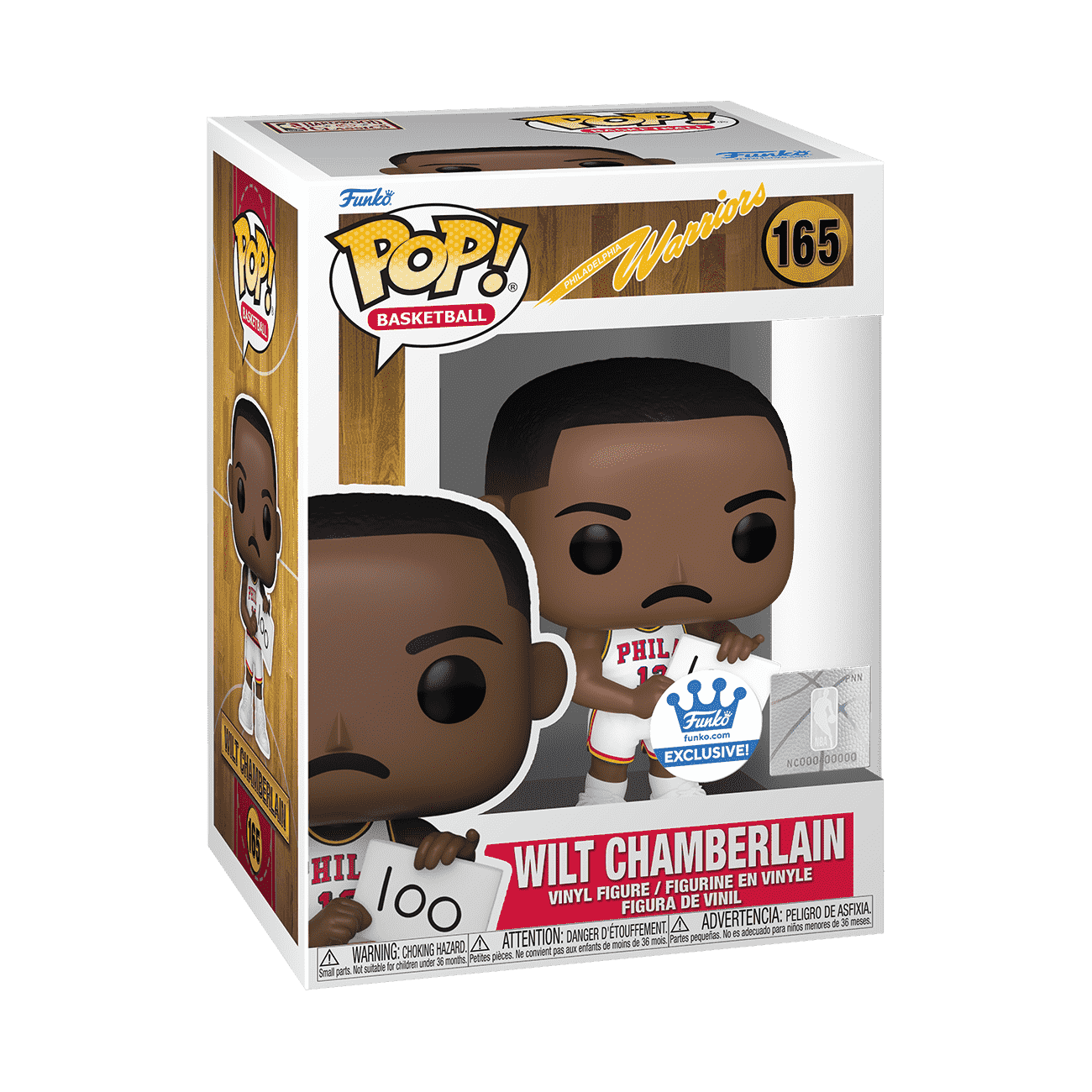 Pop! Wilt Chamberlain (1962 Warriors) - Figurine Pop! NBA - vue 2