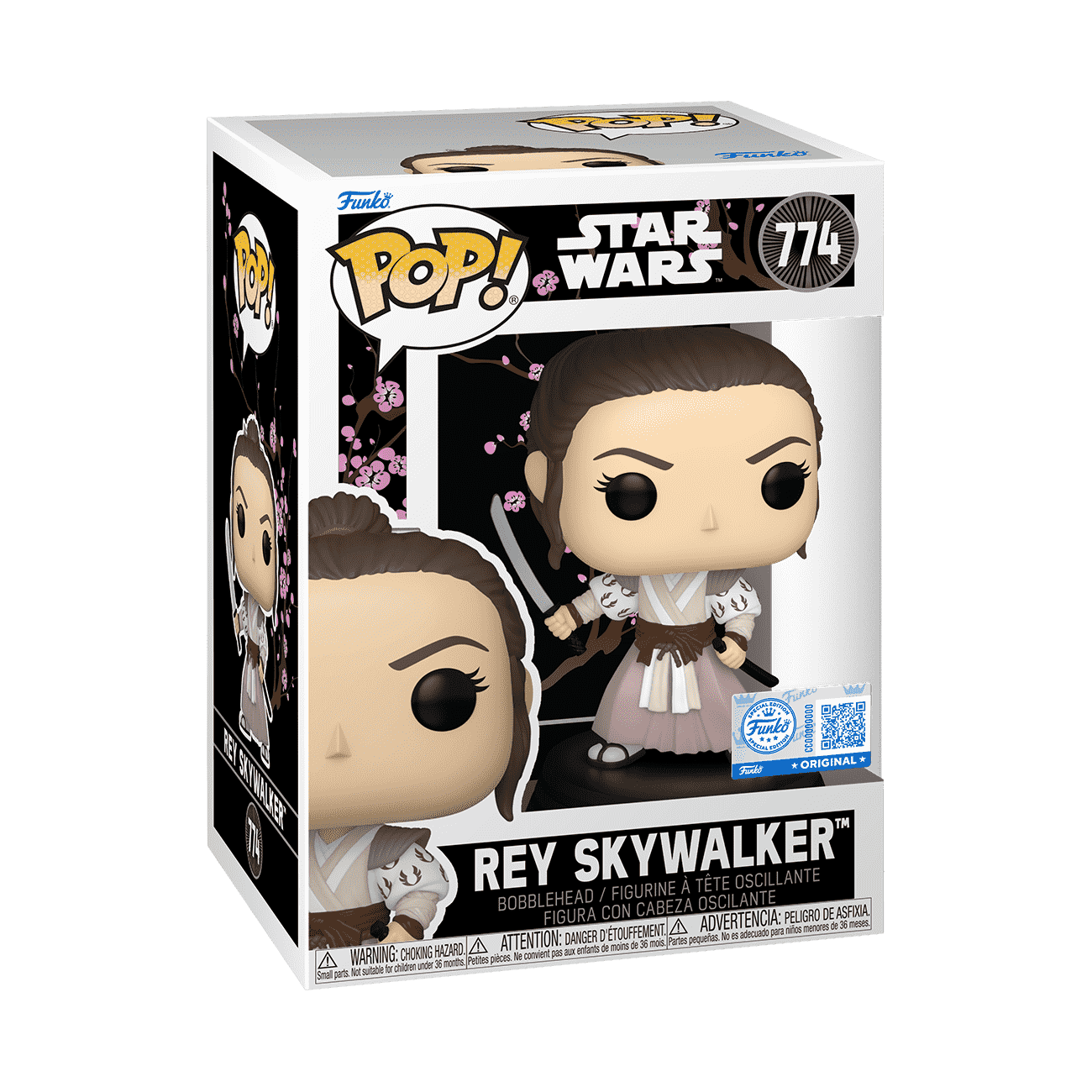 Pop! Rey Skywalker (Impressions) - Figurine Pop! Star Wars - vue 3