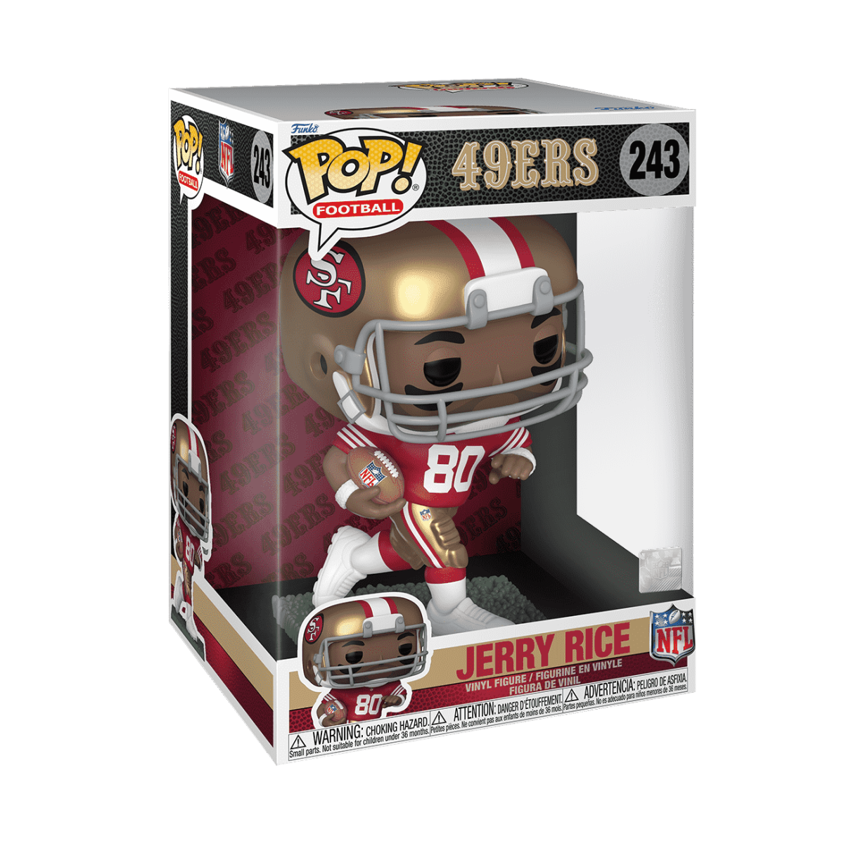 Pop! Jumbo Jerry Rice - Figurine Pop! NFL - vue 3