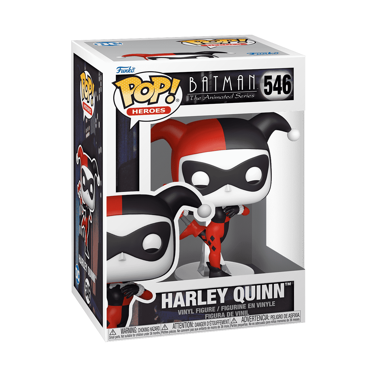 Pop! Harley Quinn (Batman: The Animated Series) - Figurine Pop! DC Comics - vue 2
