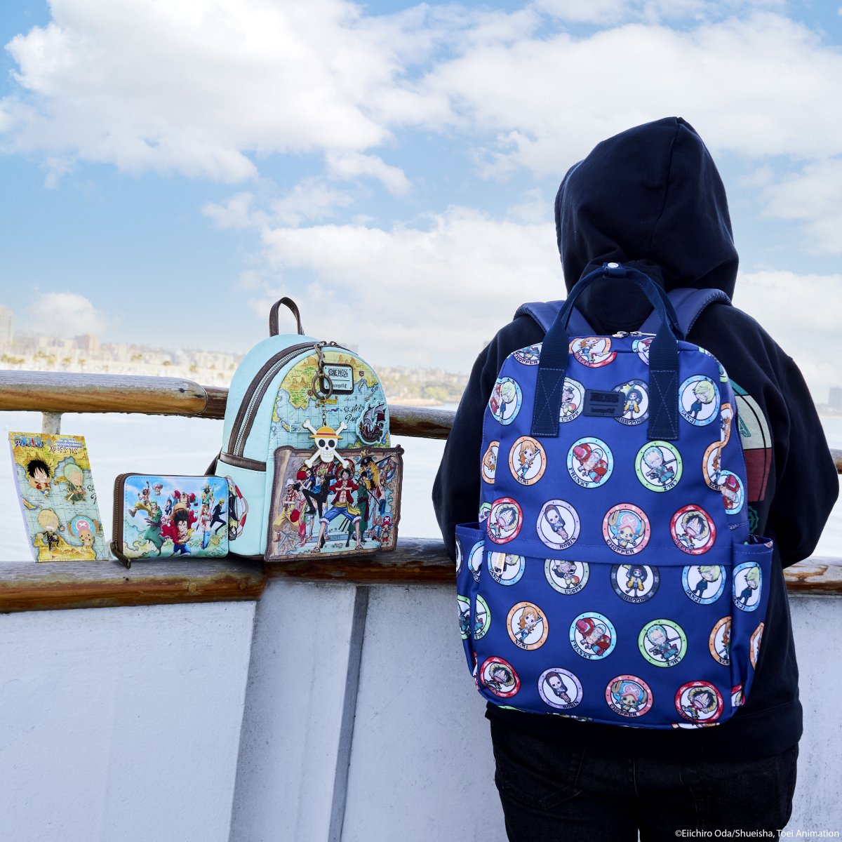 One Piece 25th Anniversary Straw Hat Pirates Mini Backpack - Figurine Bags One Piece - vue 3