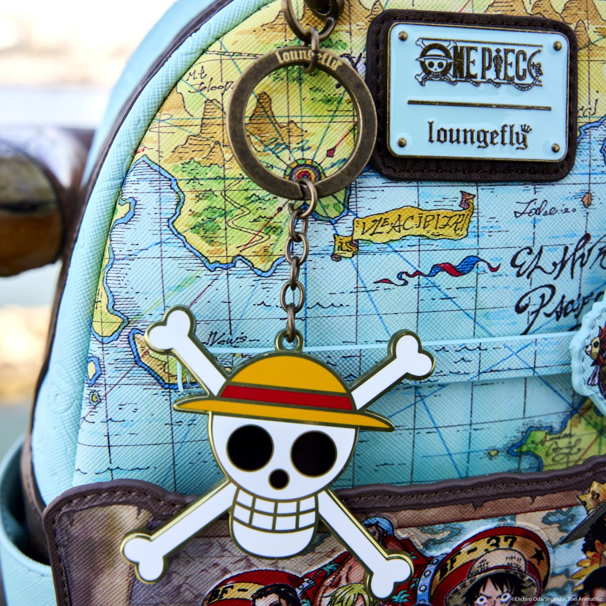 One Piece 25th Anniversary Jolly Roger Keychain - Figurine Accessories One Piece - vue 2
