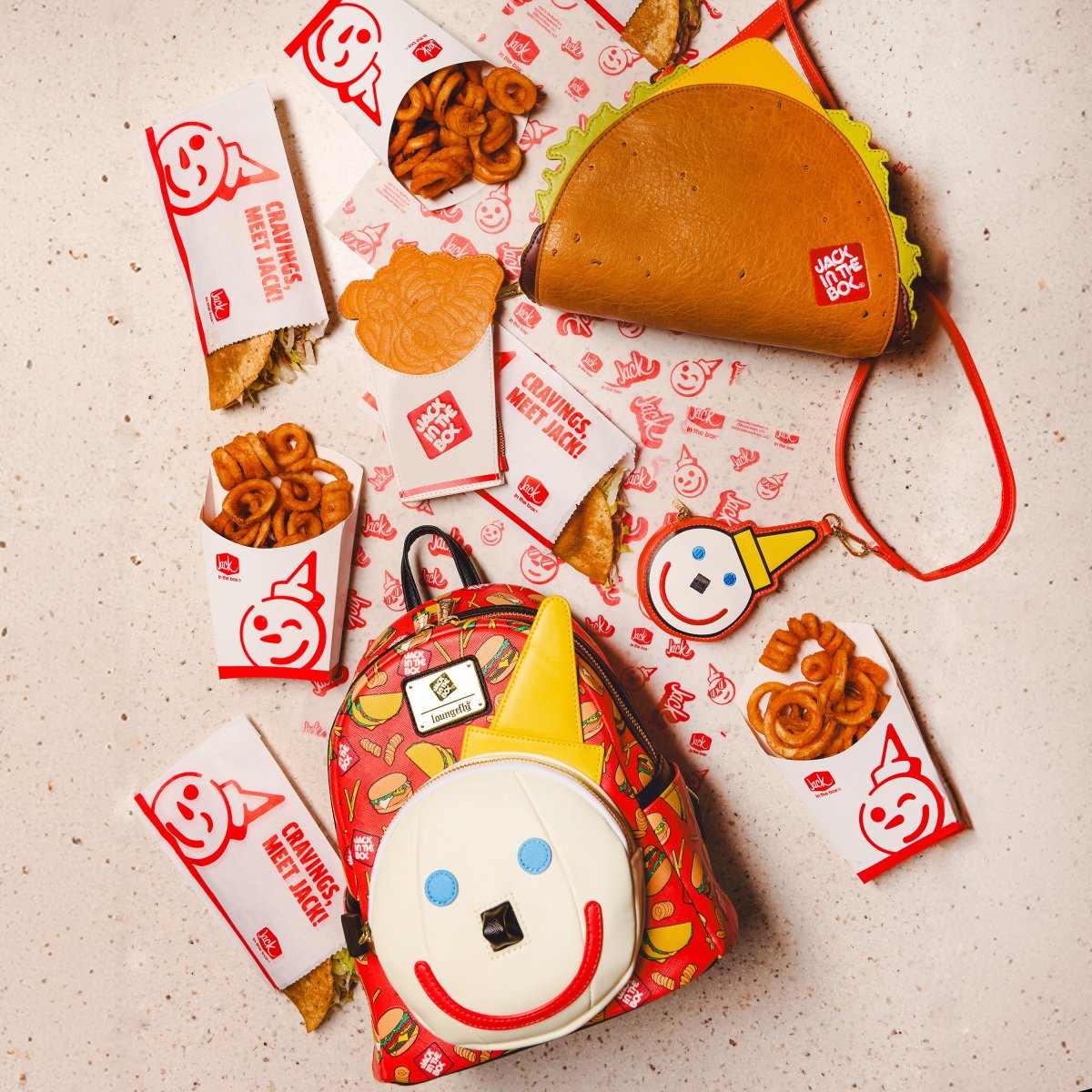 Jack in the Box Curly Fries Card Holder - Figurine Wallets Jack in the Box - vue 3
