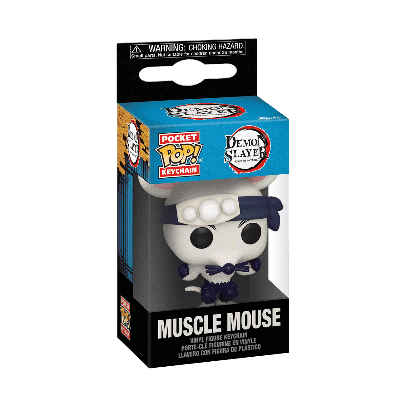 Pop! Keychain Muscle Mouse - Figurine Pop! Demon Slayer - vue 2