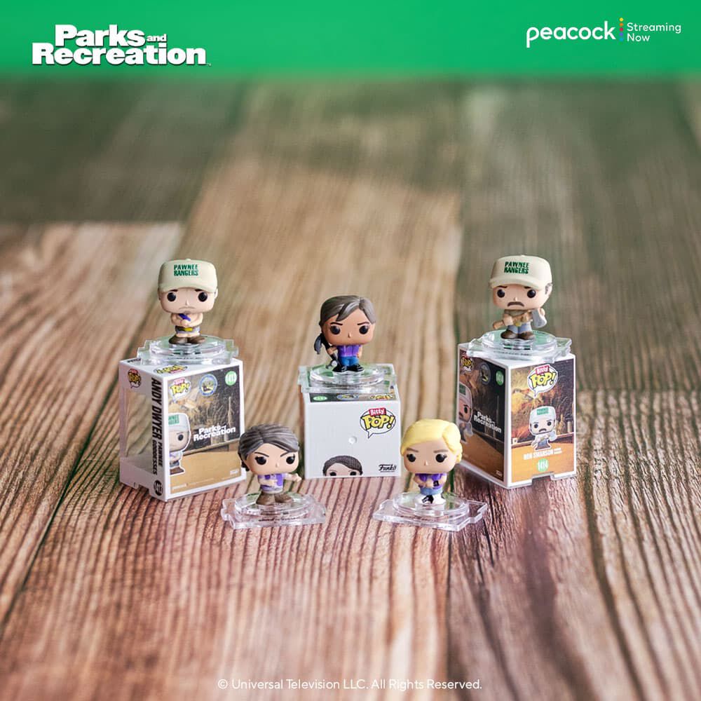 Bitty Pop! Parks and Recreation 4-Pack Series 2 - Figurine Bitty Pop! Parks and Recreation - vue 2