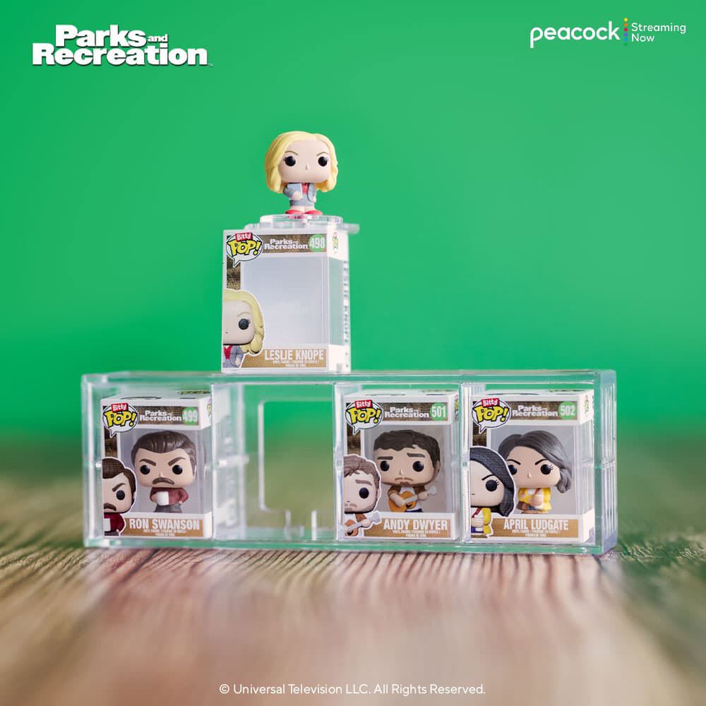 Bitty Pop! Parks and Recreation 4-Pack Series 4 - Figurine Bitty Pop! Parks and Recreation - vue 2