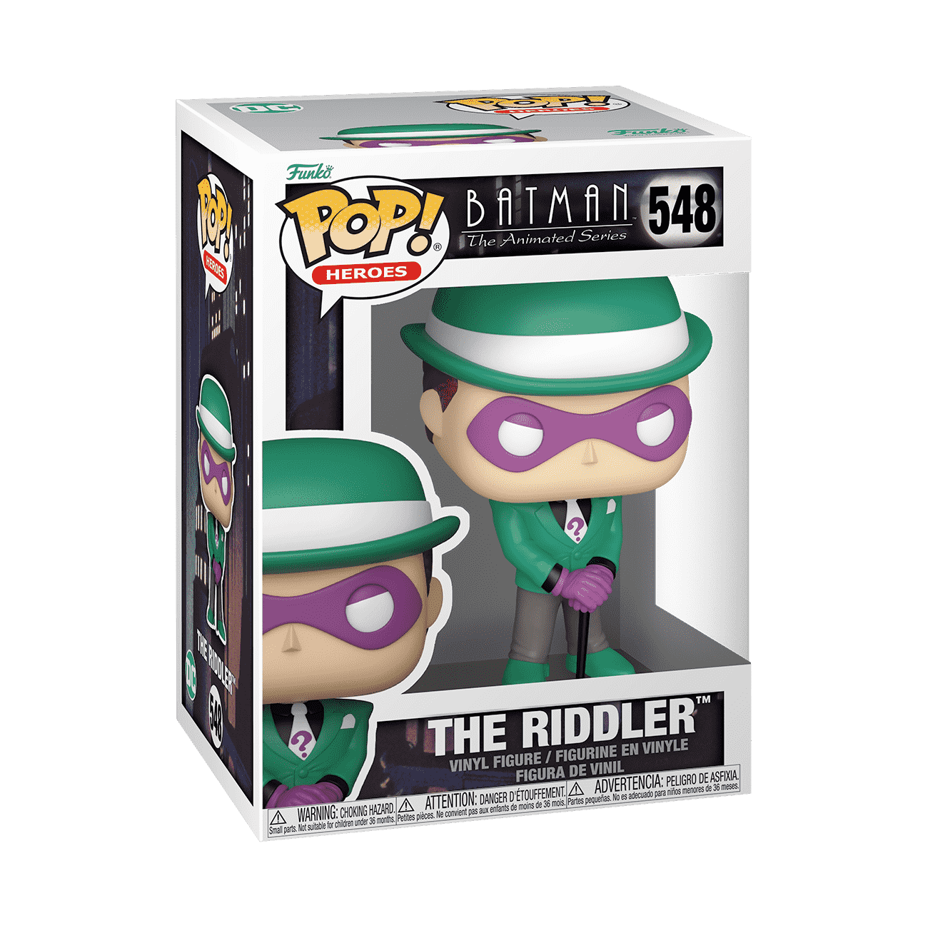 Pop! The Riddler (Batman: The Animated Series) - Figurine Pop! DC Comics - vue 2