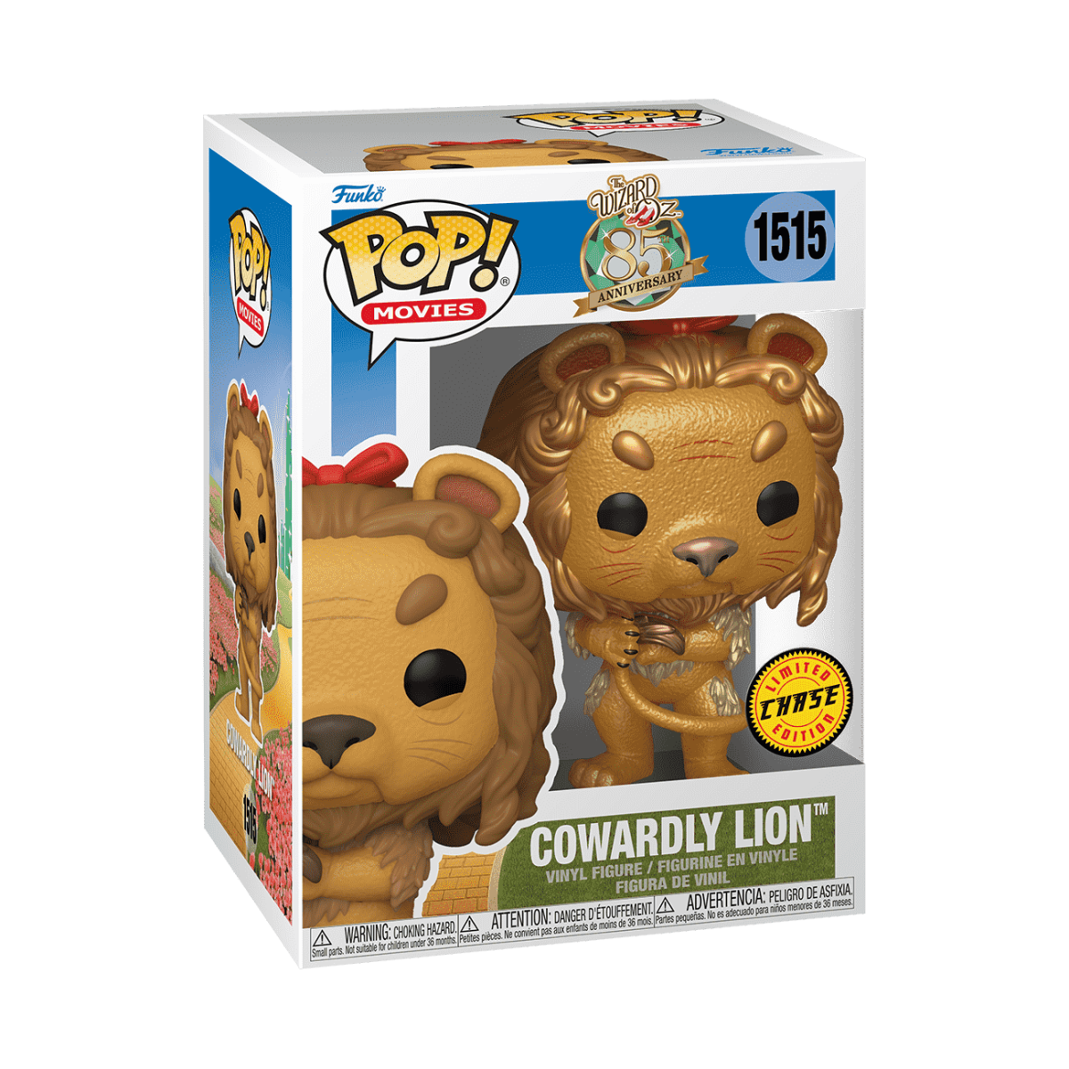 Pop! Cowardly Lion (85th Anniversary) - Figurine Pop! The Wizard of Oz - vue 4