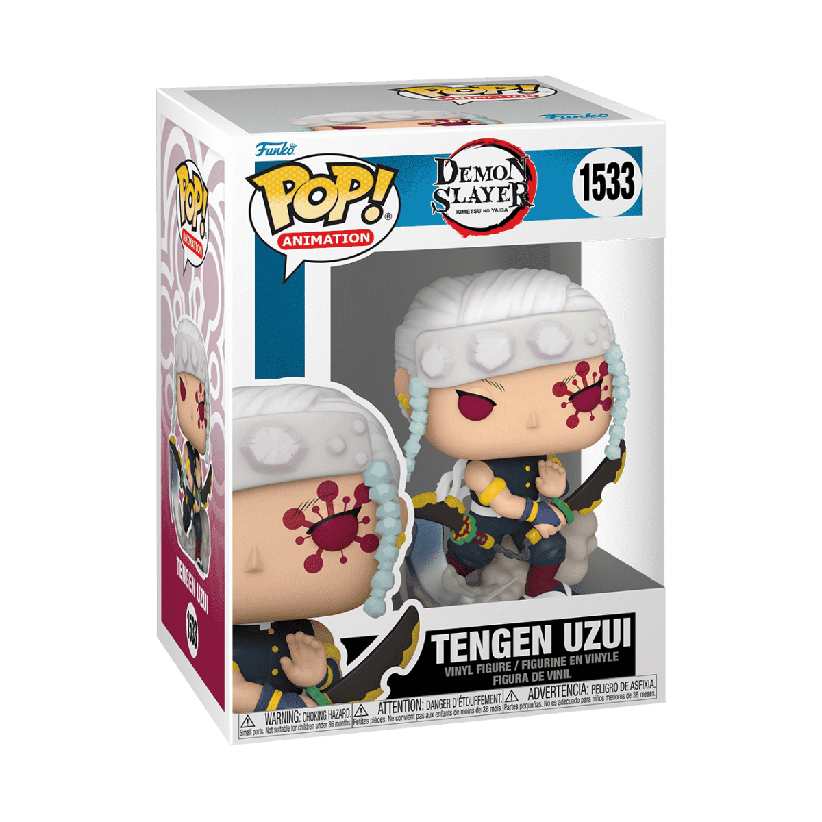 Pop! Tengen Uzui with Nichirin Cleavers - Figurine Pop! Demon Slayer - vue 2
