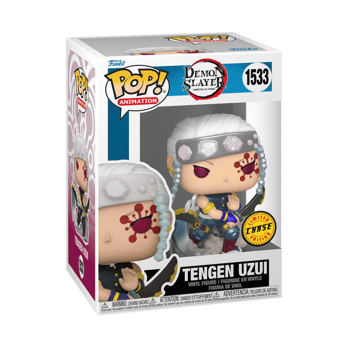 Pop! Tengen Uzui with Nichirin Cleavers - Figurine Pop! Demon Slayer - vue 4