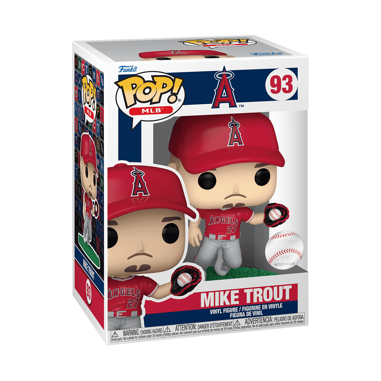 Pop! Mike Trout (Catching) - Figurine Pop! MLB - vue 2