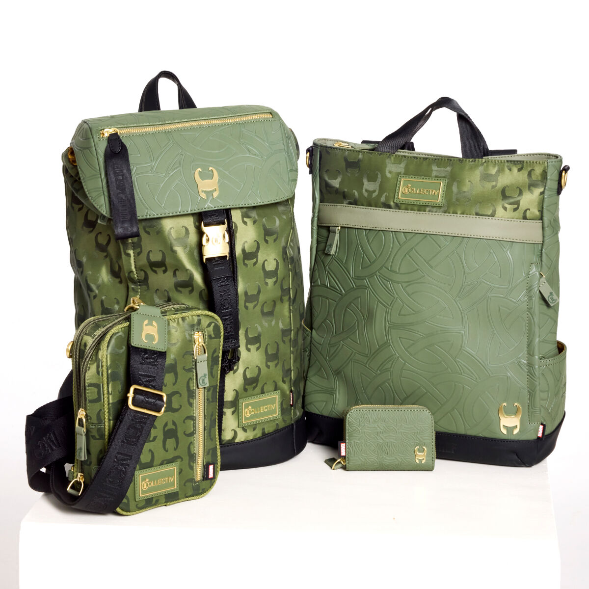 COLLECTIV Marvel Loki The CREATIV Convertible Backpack & Tote Crossbody Bag - Figurine Bags Marvel - vue 5
