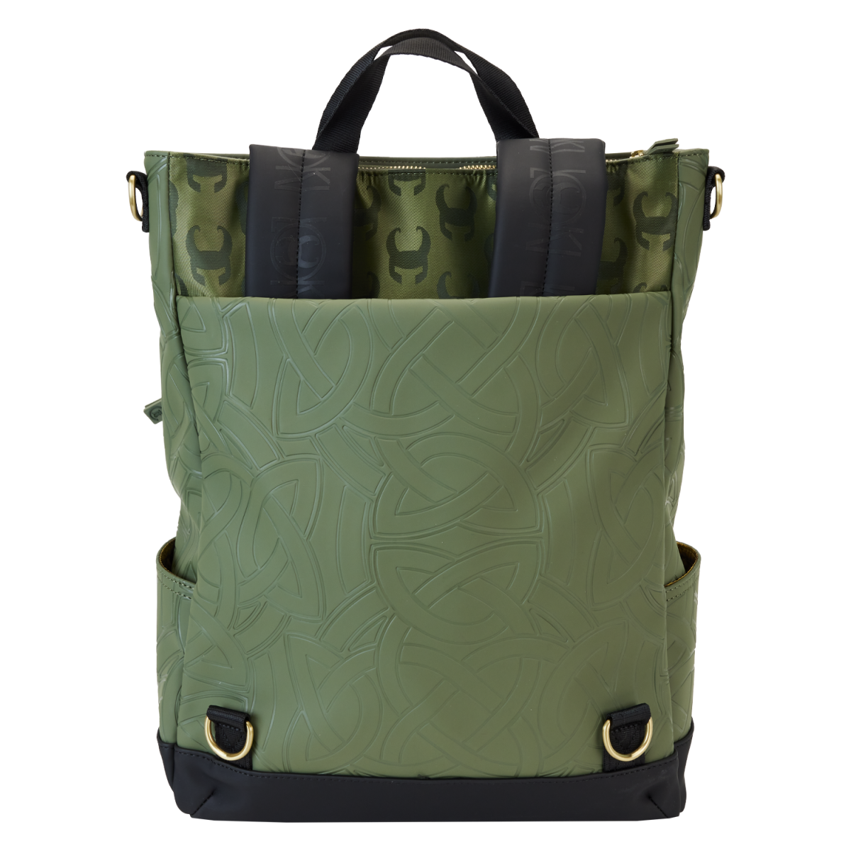 COLLECTIV Marvel Loki The CREATIV Convertible Backpack & Tote Crossbody Bag - Figurine Bags Marvel - vue 8