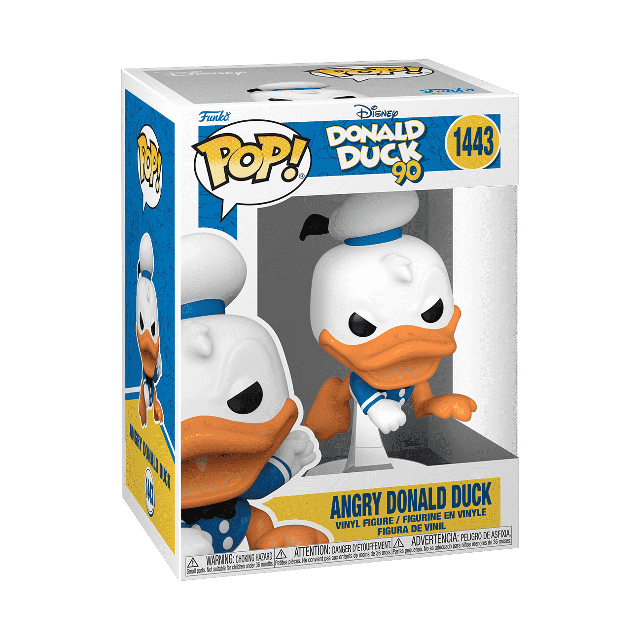 Pop! Angry Donald Duck - Figurine Pop! Disney - vue 2