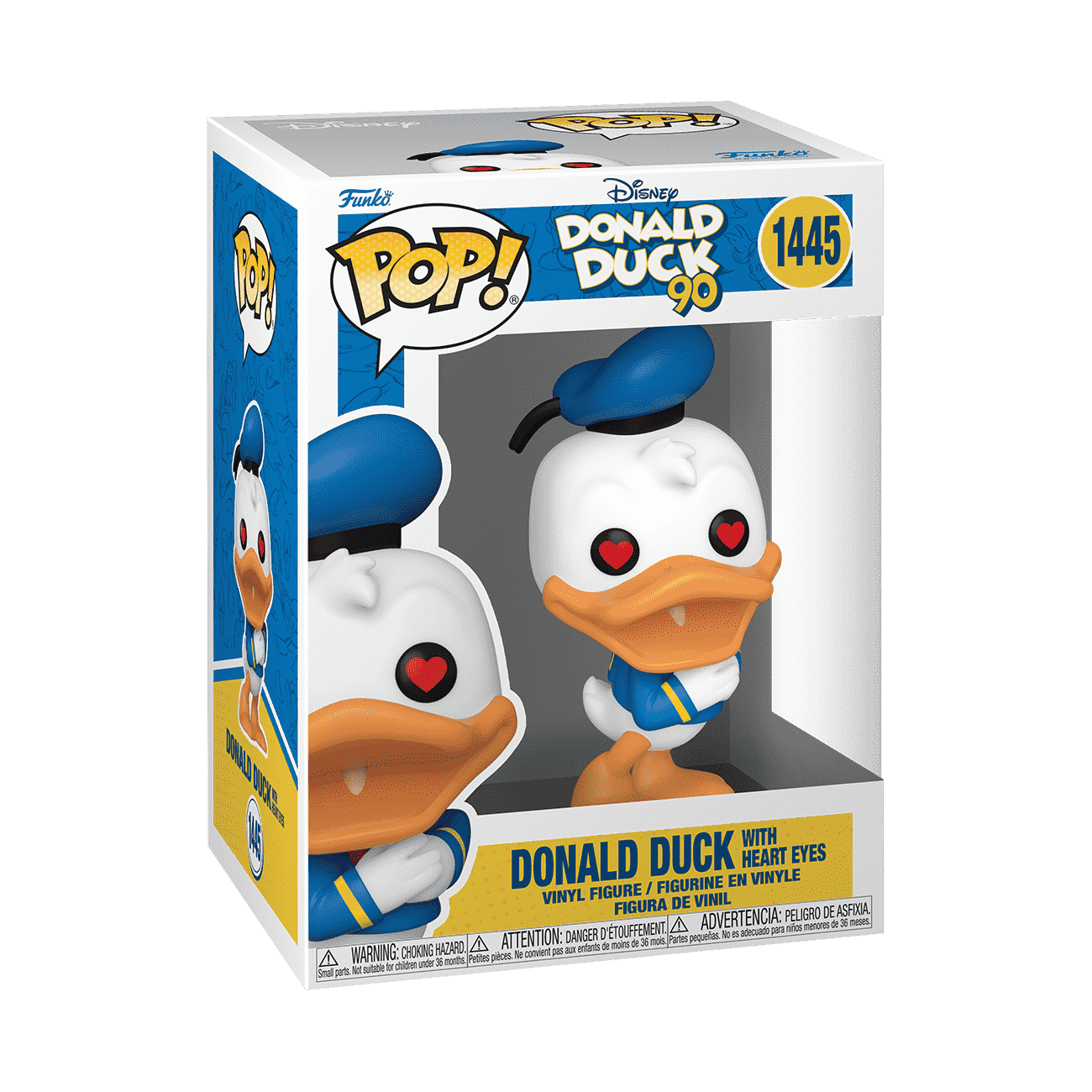 Pop! Donald Duck with Heart Eyes - Figurine Pop! Disney - vue 2