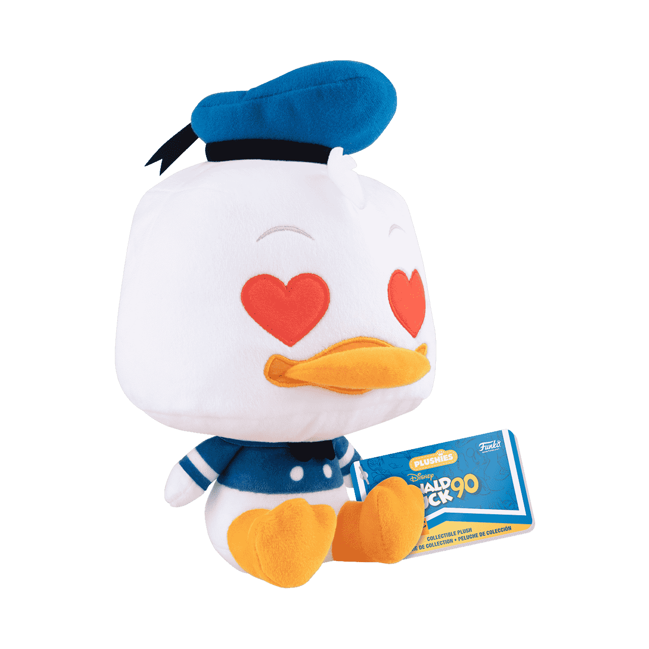 Donald Duck with Heart Eyes Plush - Figurine Plush Disney - vue 2
