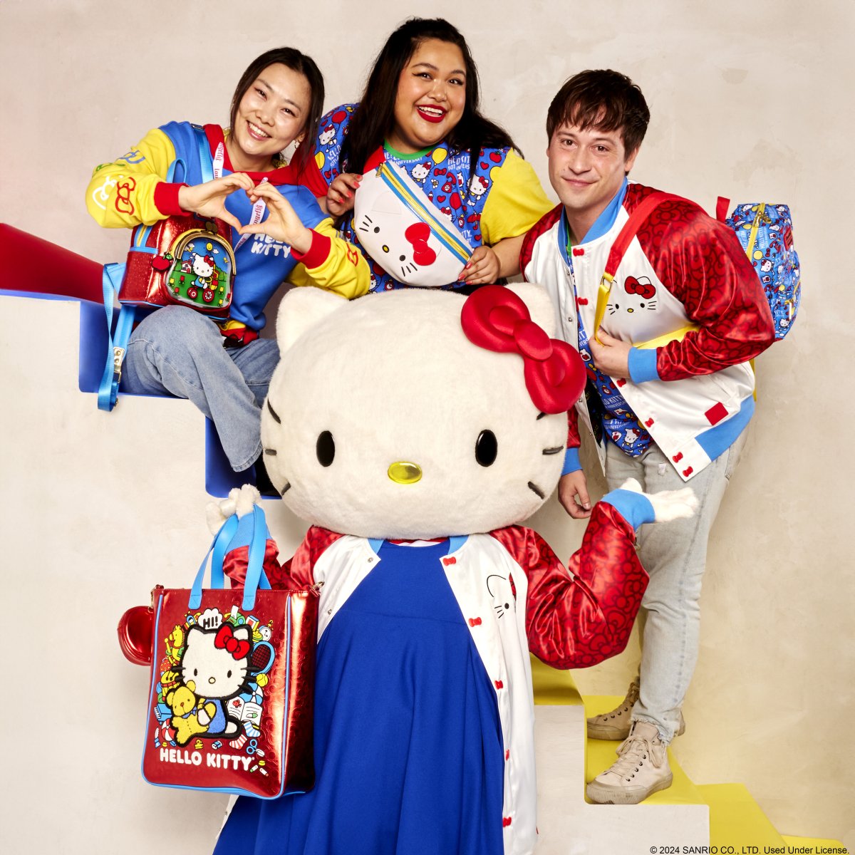 Sanrio Hello Kitty 50th Anniversary Cosplay Convertible Belt Bag - Figurine Bags Sanrio - vue 4
