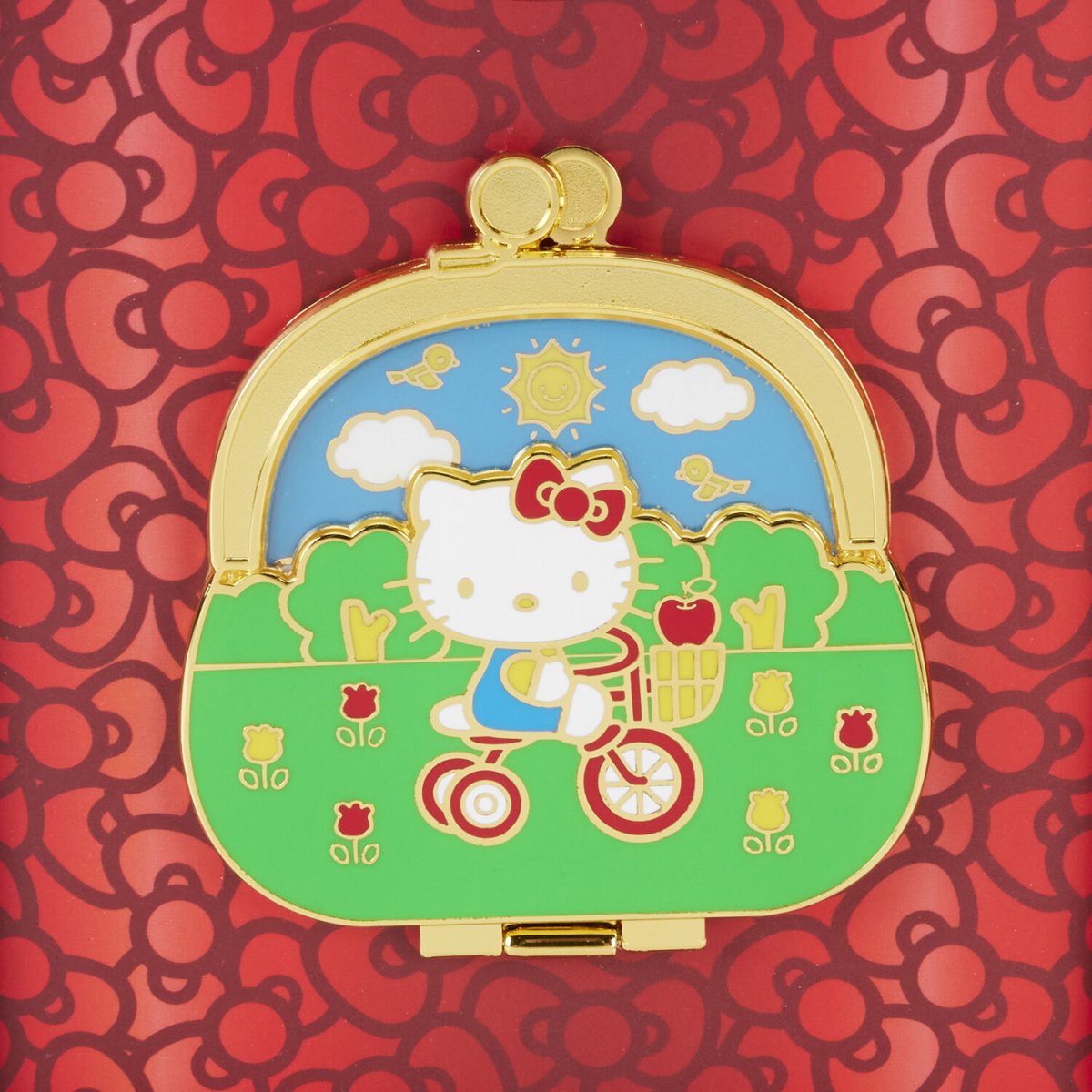 Sanrio Hello Kitty 50th Anniversary Coin Bag 3" Collector Box Pin - Figurine Pins Sanrio - vue 6