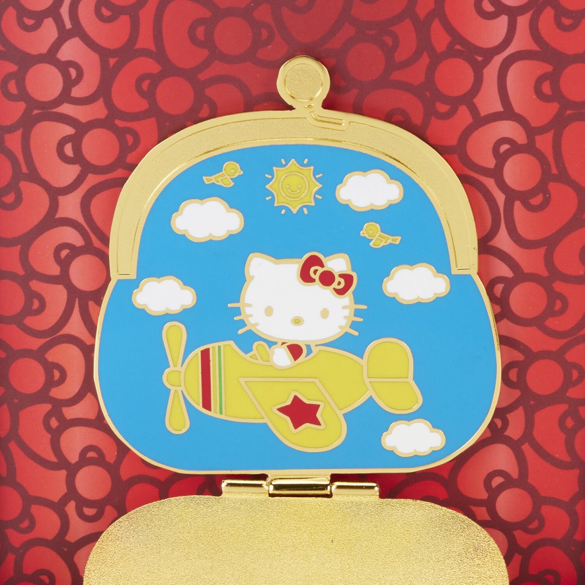 Sanrio Hello Kitty 50th Anniversary Coin Bag 3" Collector Box Pin - Figurine Pins Sanrio - vue 7