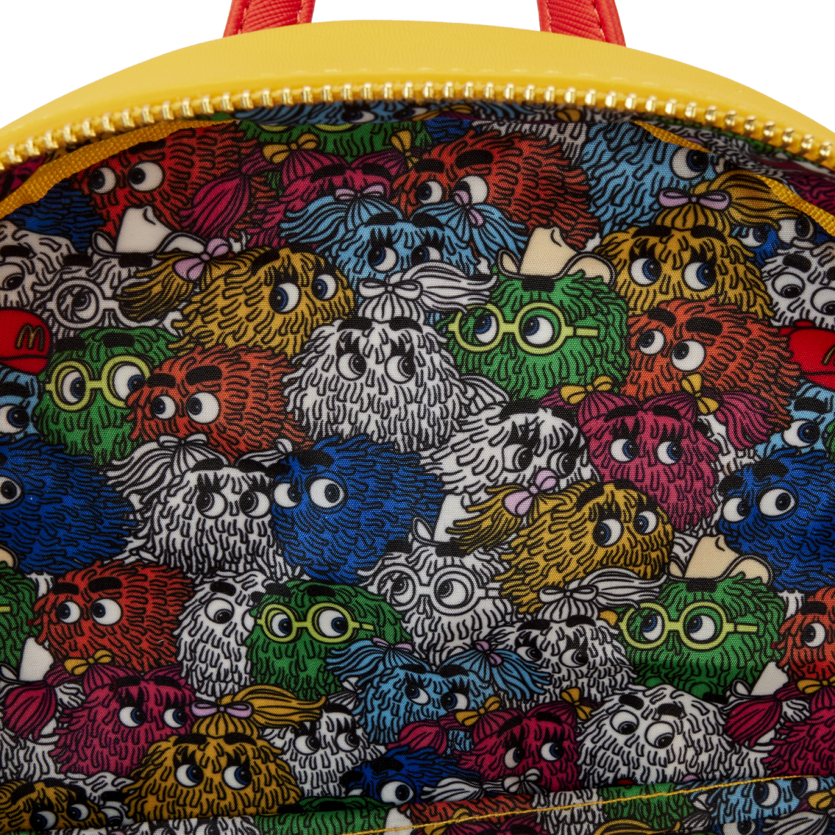 McDonald's Vintage Fry Kids Triple Pocket Mini Backpack - Figurine Bags McDonald's - vue 8