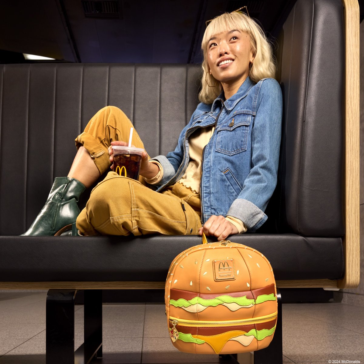 McDonald's Big Mac Figural Mini Backpack - Figurine Bags McDonald's - vue 3