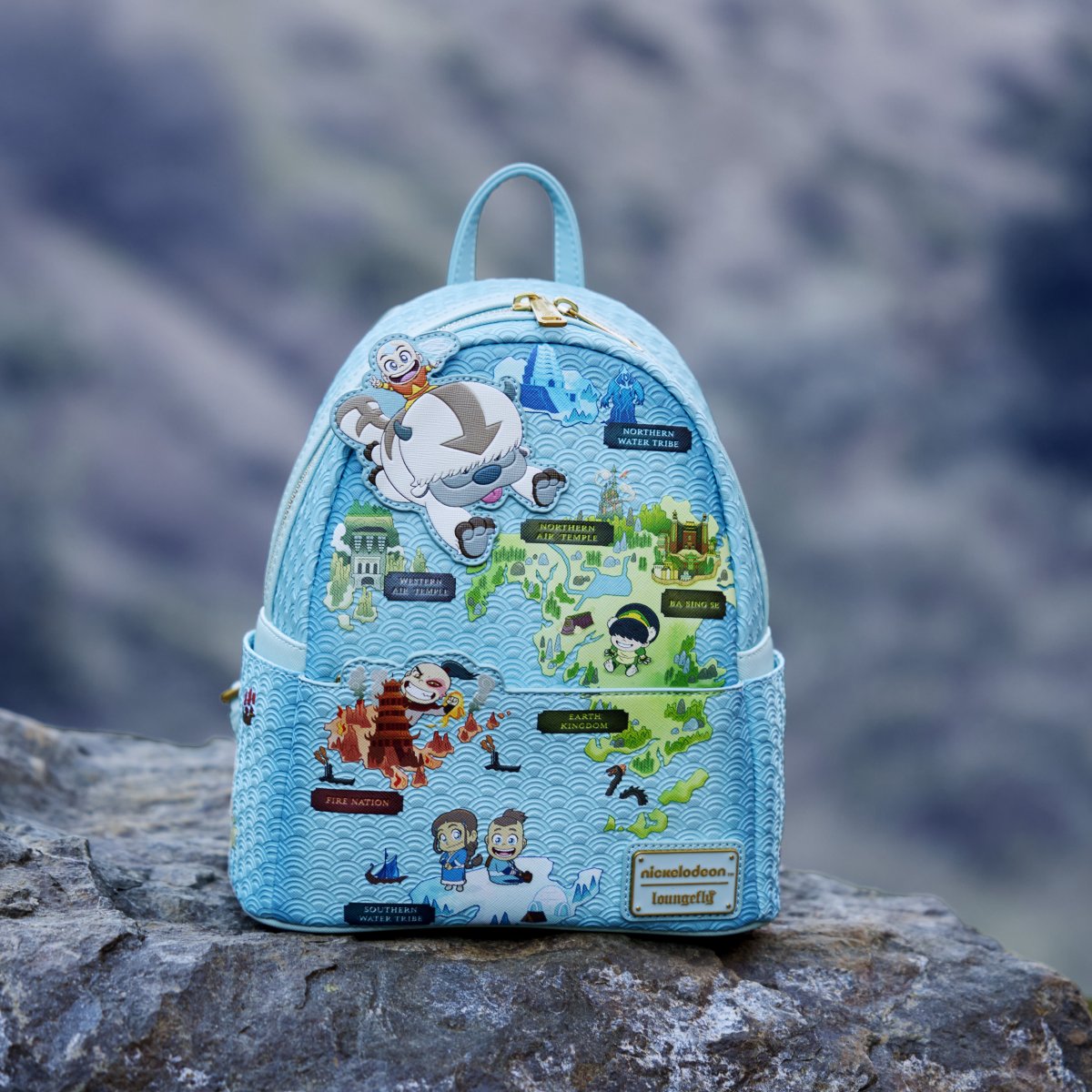 Avatar: The Last Airbender Map of the Four Nations Mini Backpack - Figurine Bags Nickelodeon - vue 2