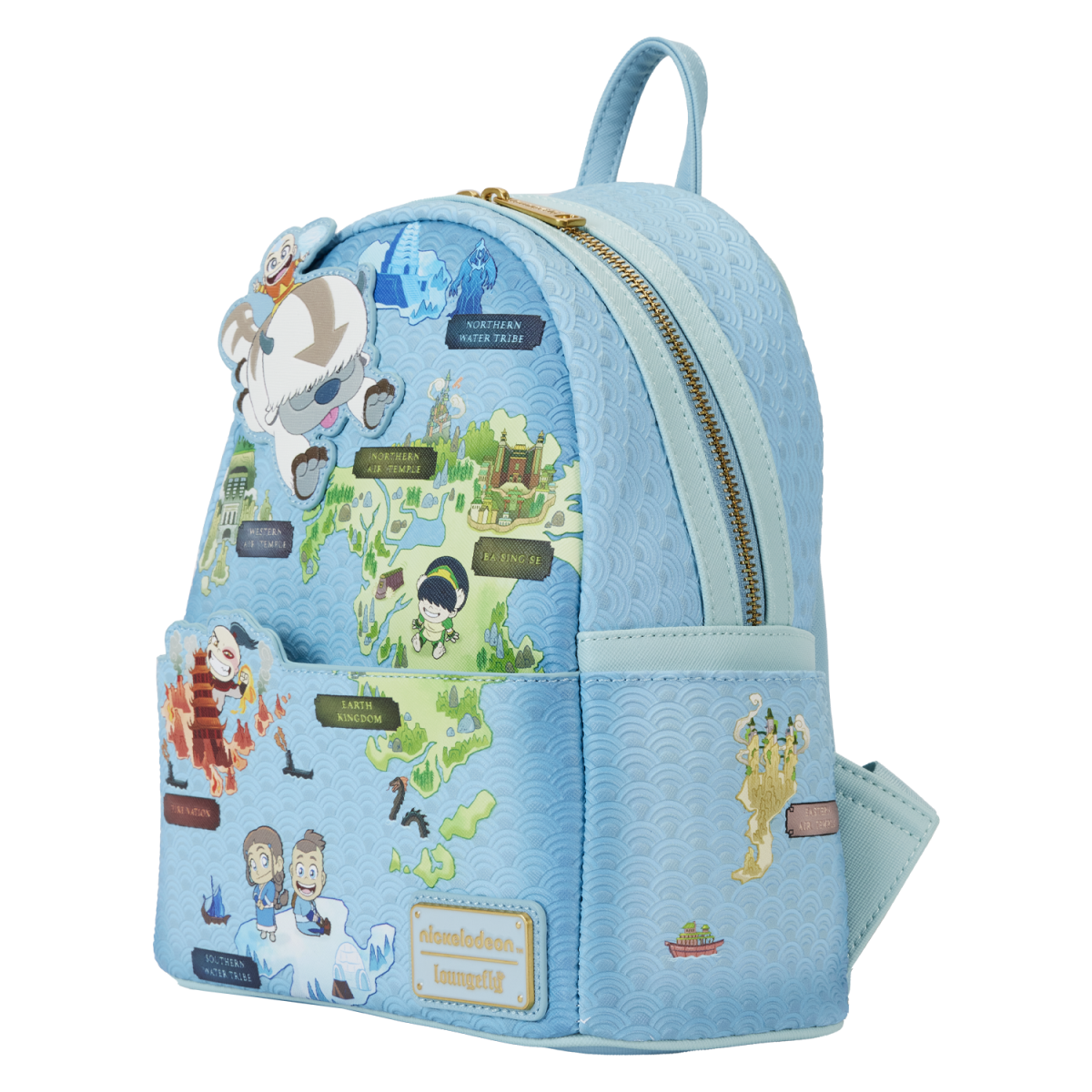 Avatar: The Last Airbender Map of the Four Nations Mini Backpack - Figurine Bags Nickelodeon - vue 4