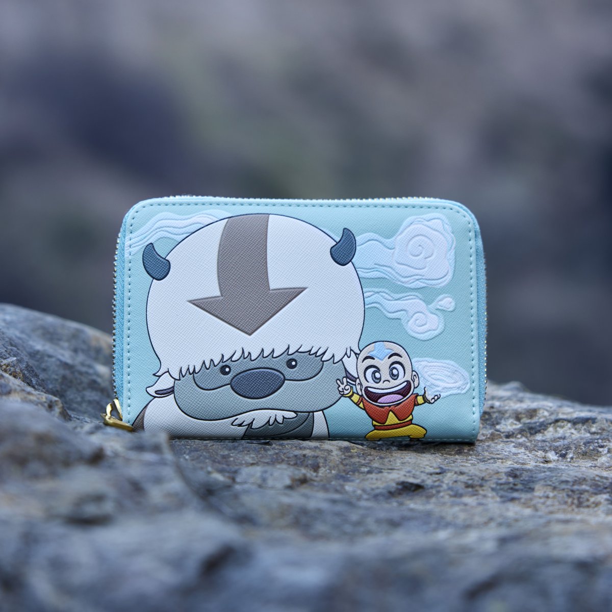 Avatar: The Last Airbender Aang, Appa, & Momo Zip Around Wallet - Figurine Wallets Nickelodeon - vue 2