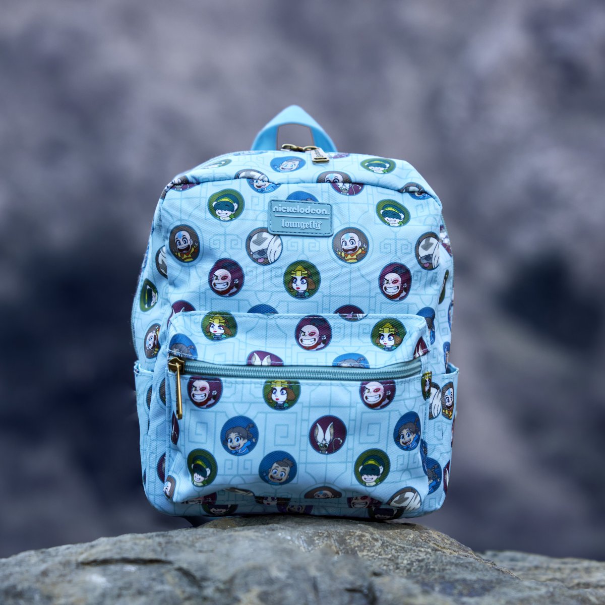 Avatar: The Last Airbender All-Over Print Nylon Square Mini Backpack - Figurine Bags Nickelodeon - vue 2