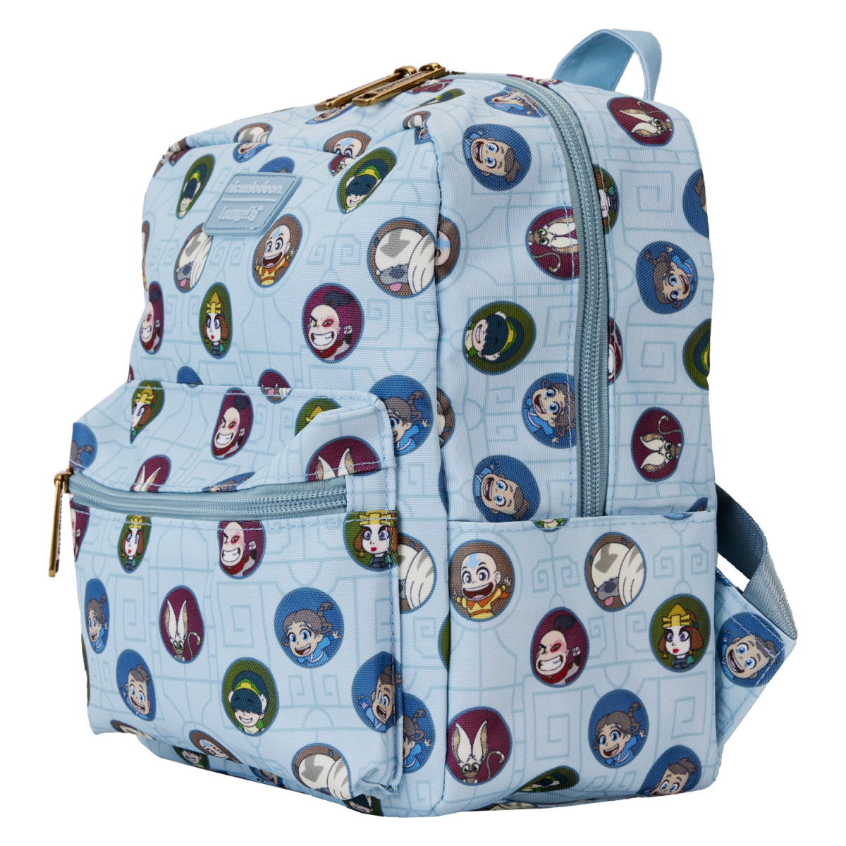 Avatar: The Last Airbender All-Over Print Nylon Square Mini Backpack - Figurine Bags Nickelodeon - vue 4