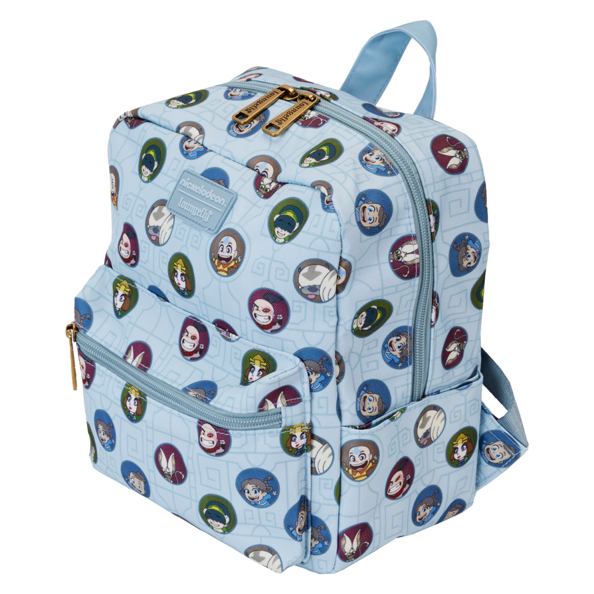 Avatar: The Last Airbender All-Over Print Nylon Square Mini Backpack - Figurine Bags Nickelodeon - vue 5