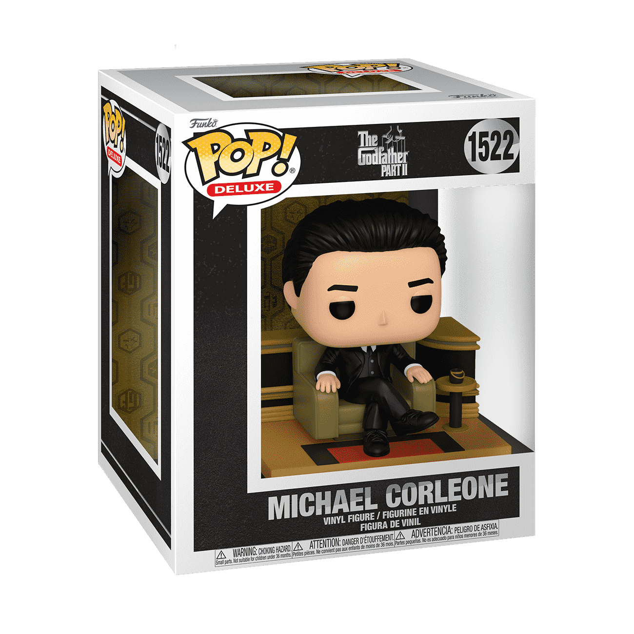 Pop! Deluxe Michael Corleone in Chair - Figurine Pop! The Godfather - vue 2