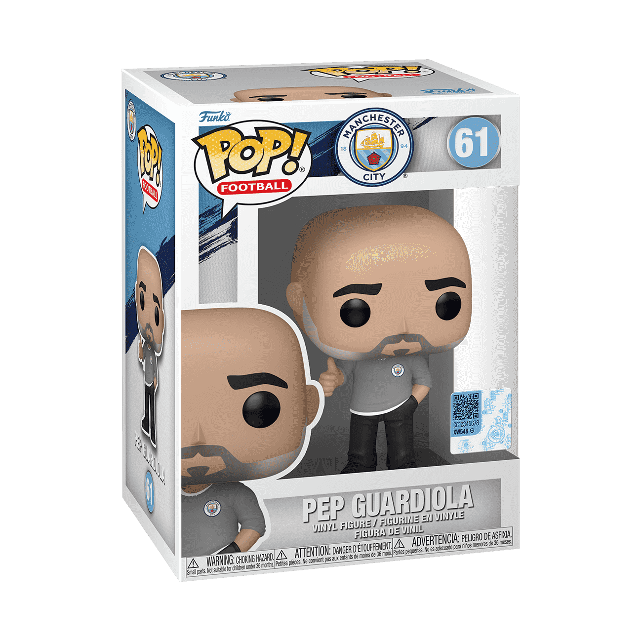 Pop! Pep Guardiola - Figurine Pop! Manchester City - vue 2
