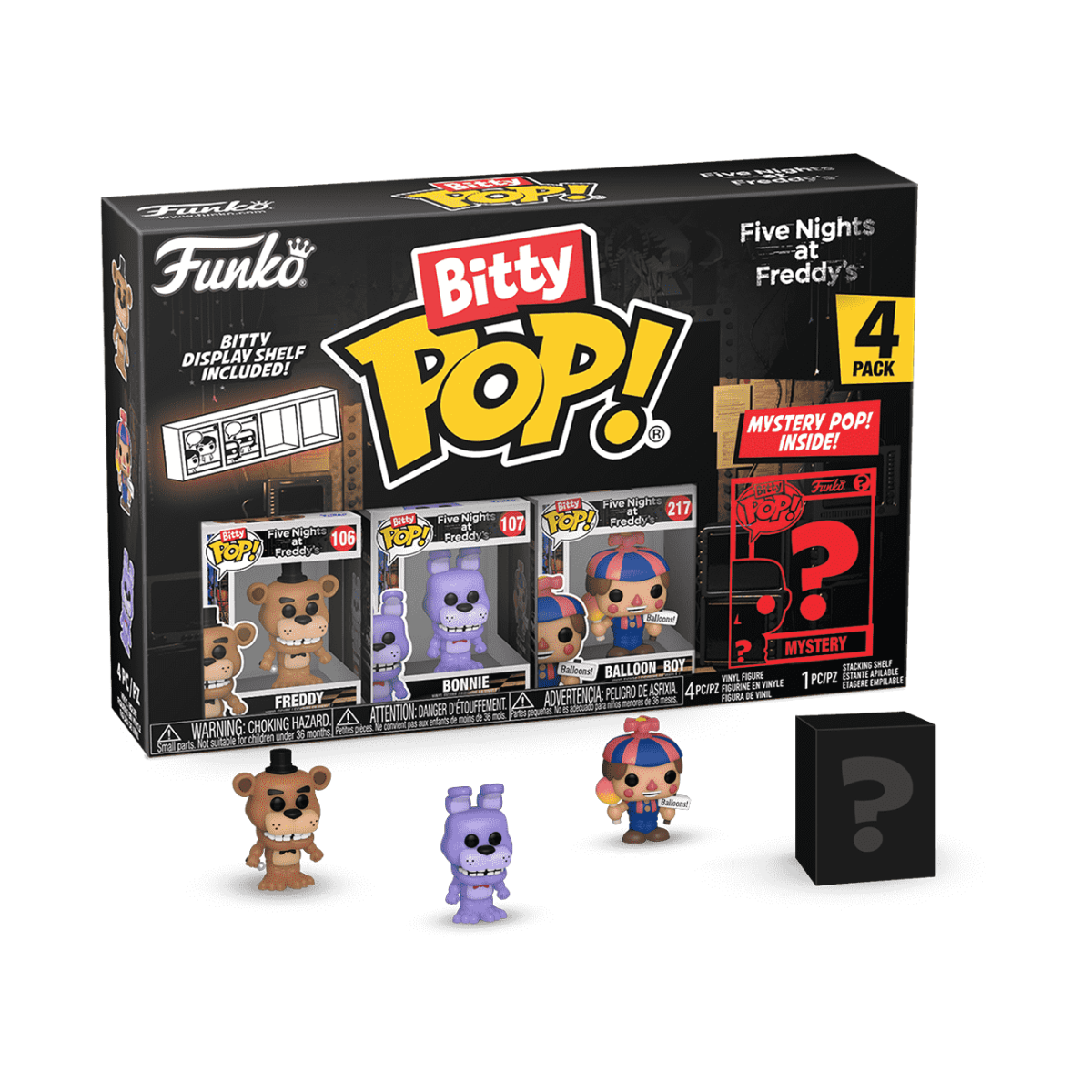 Bitty Pop! Five Nights at Freddy's 4-Pack Series 3 - Figurine Bitty Pop!