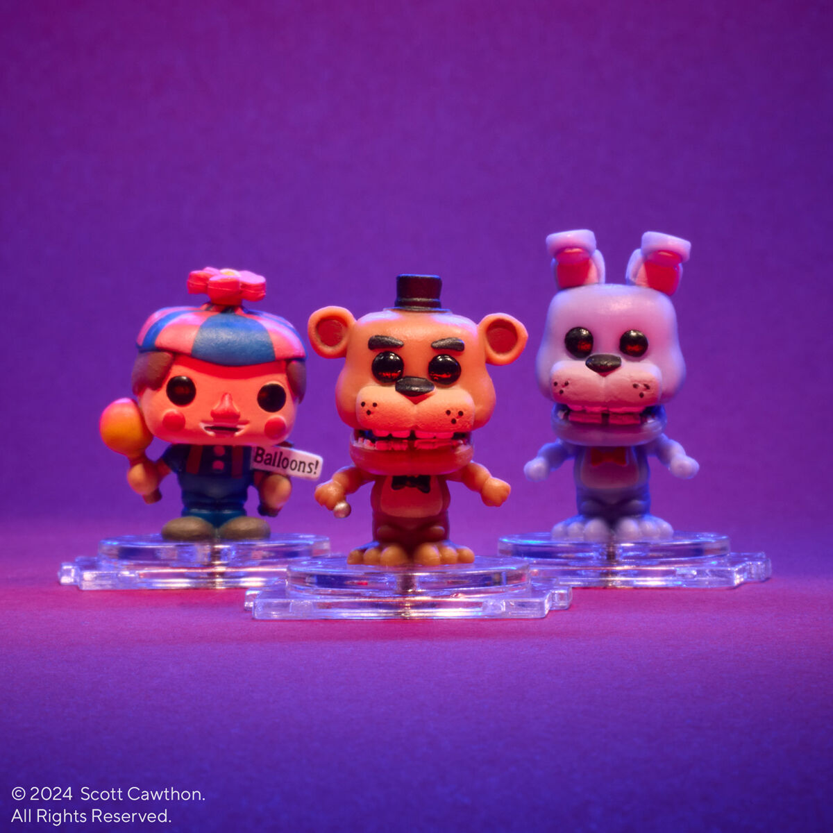 Bitty Pop! Five Nights at Freddy's 4-Pack Series 3 - Figurine Bitty Pop! Five Nights at Freddy's - vue 2