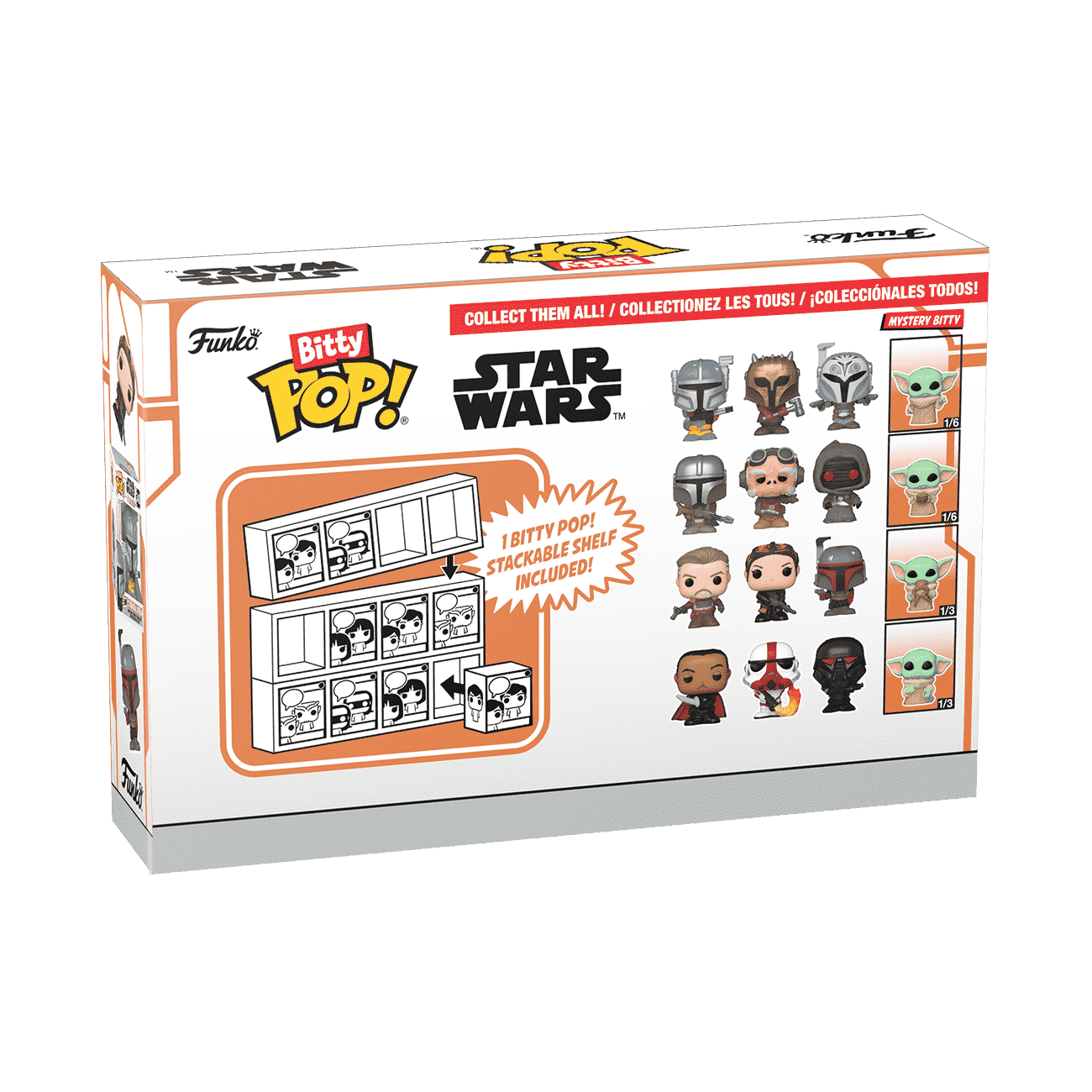 Bitty Pop! Star Wars The Mandalorian 4-Pack Series 2 - Figurine Bitty Pop! Star Wars - vue 4