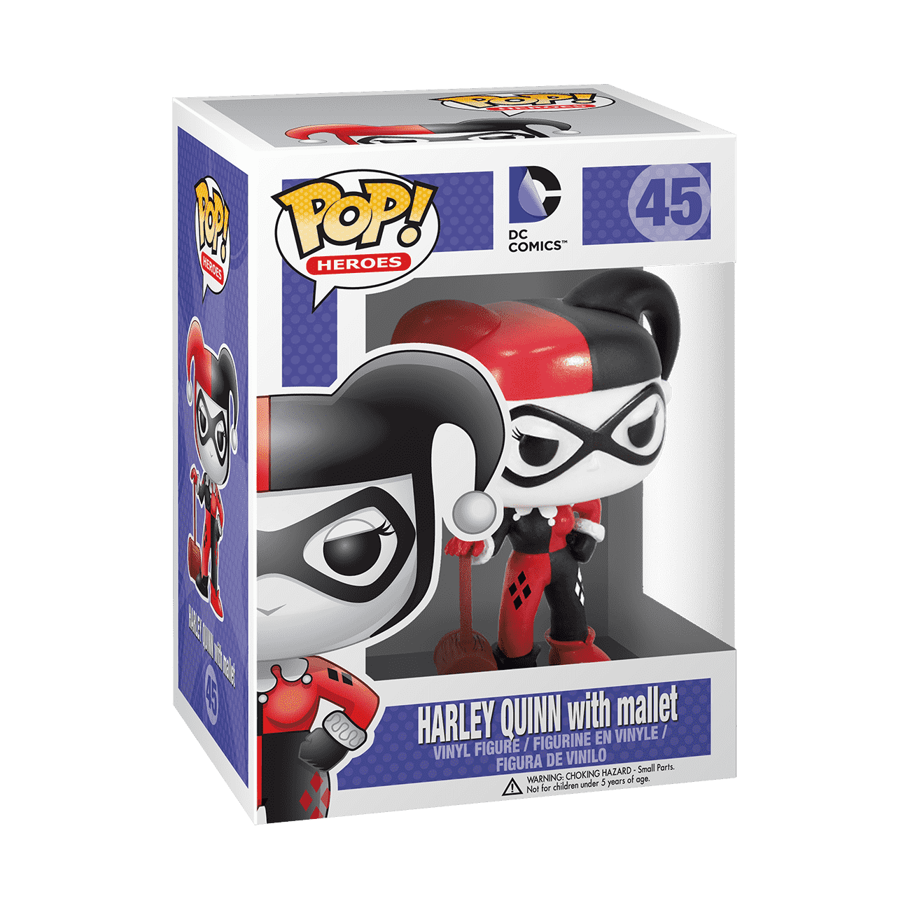 Pop! Harley Quinn with Mallet (Classic) - Figurine Pop! DC Comics - vue 2