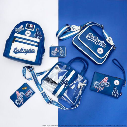 MLB LA Dodgers Patches Zip Around Wallet - Figurine Wallets MLB - vue 2