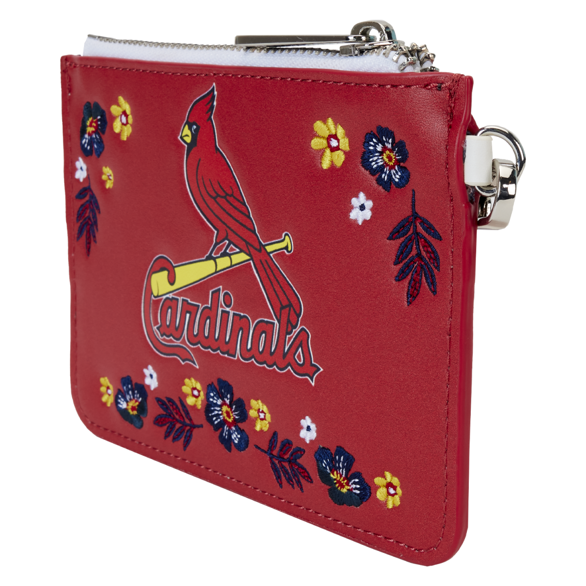 MLB St. Louis Cardinals Floral Card Holder Wristlet Clutch - Figurine Wallets MLB - vue 4
