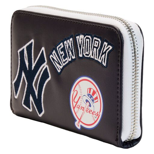 MLB NY Yankees Patches Zip Around Wallet - Figurine Wallets MLB - vue 3