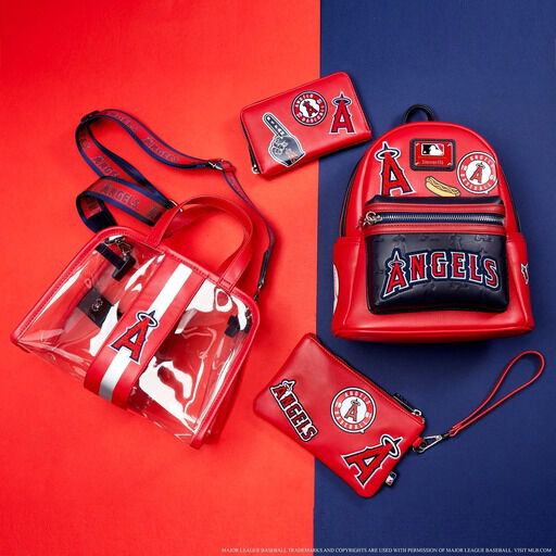 MLB LA Angels Patches Zip Around Wallet - Figurine Wallets MLB - vue 2