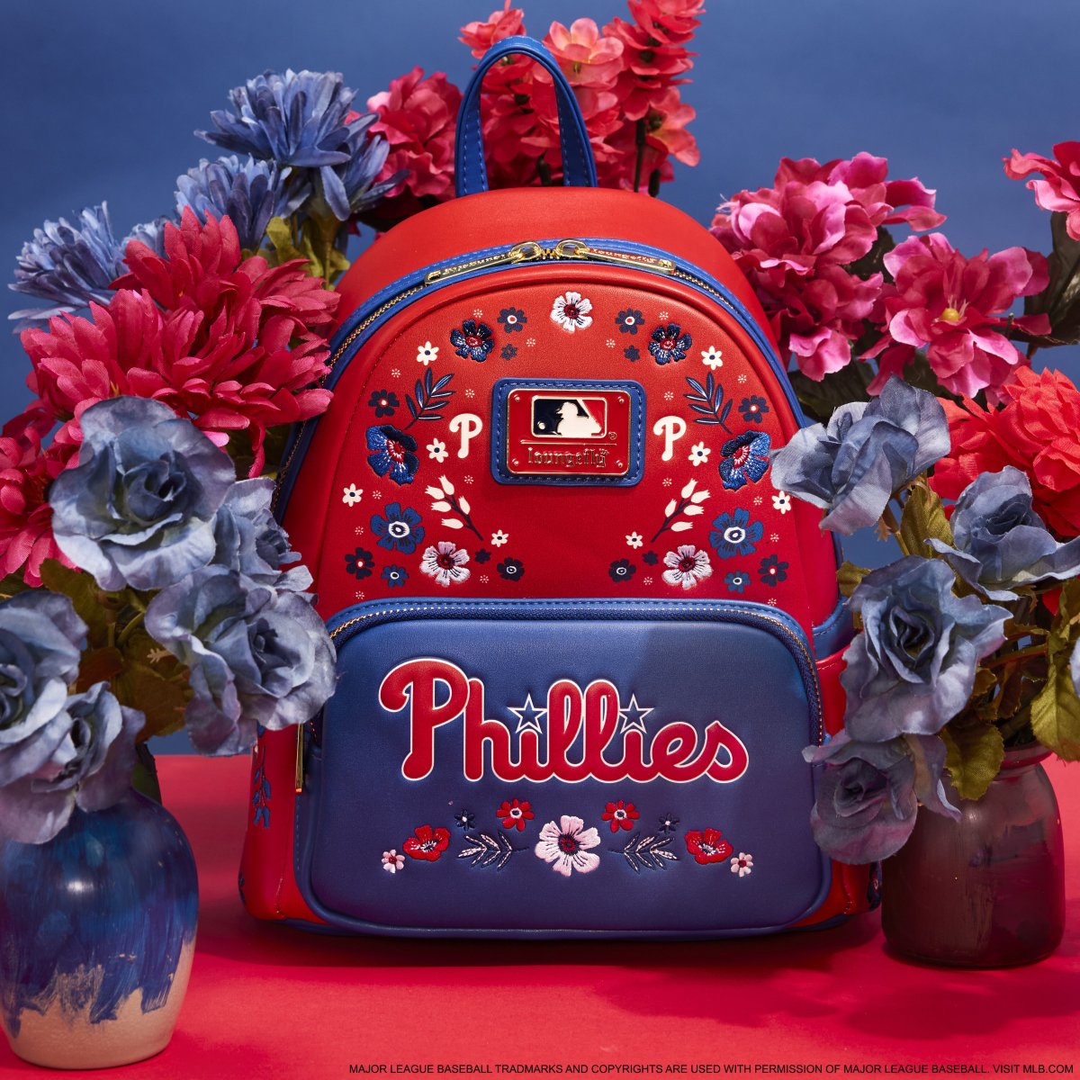 MLB Philadelphia Phillies Floral Mini Backpack - Figurine Bags MLB - vue 2