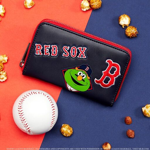 MLB Boston Red Sox Patches Zip Around Wallet - Figurine Wallets MLB - vue 2