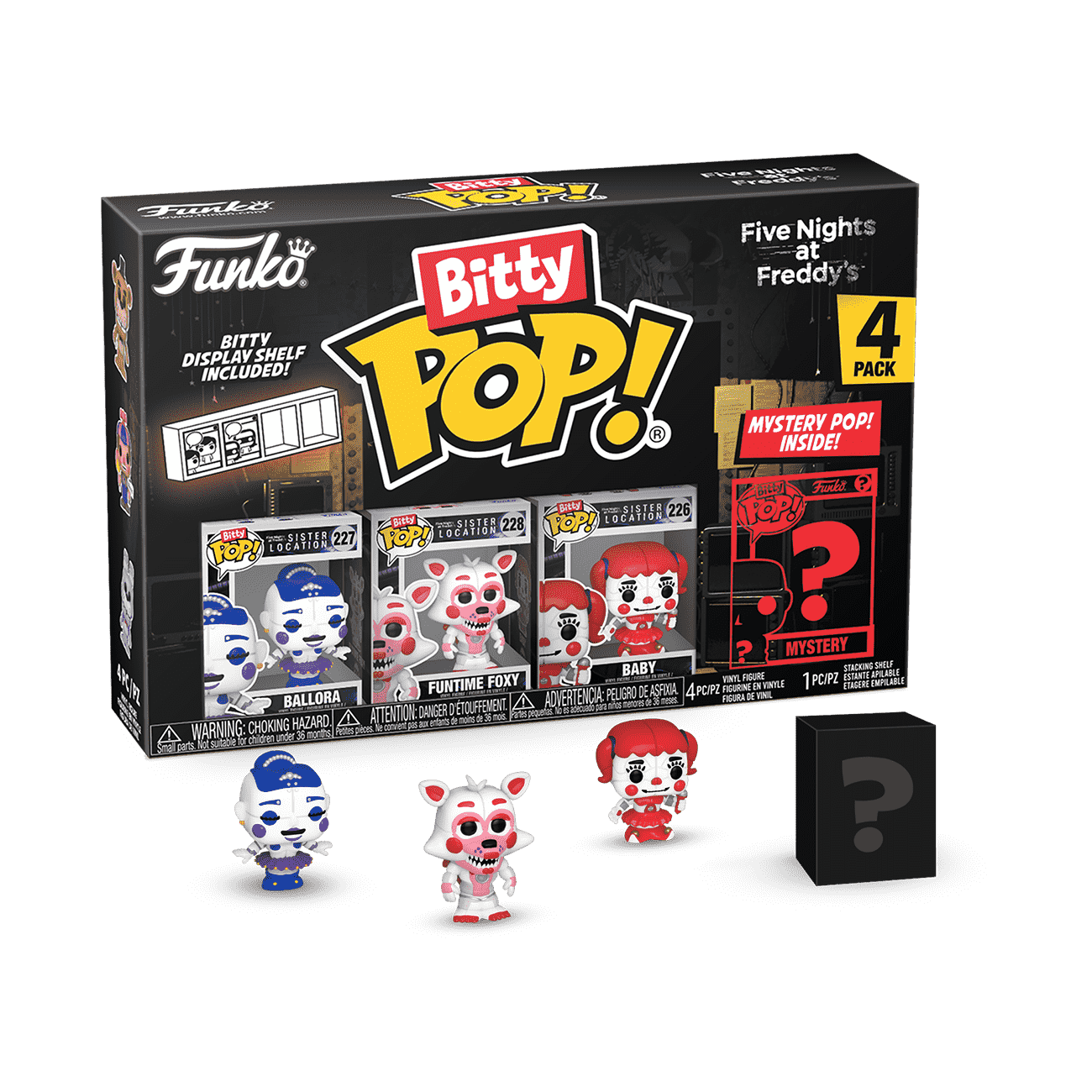 Bitty Pop! Five Nights at Freddy's 4-Pack Series 1 - Figurine Bitty Pop!