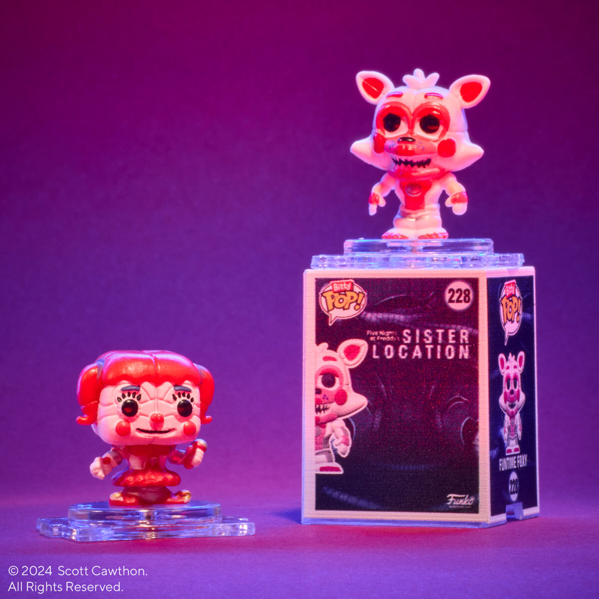 Bitty Pop! Five Nights at Freddy's 4-Pack Series 1 - Figurine Bitty Pop! Five Nights at Freddy's - vue 2