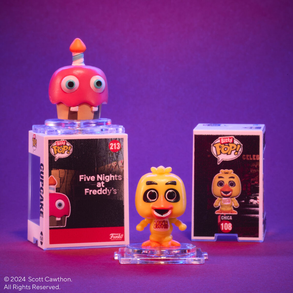Bitty Pop! Five Nights at Freddy's 4-Pack Series 2 - Figurine Bitty Pop! Five Nights at Freddy's - vue 2