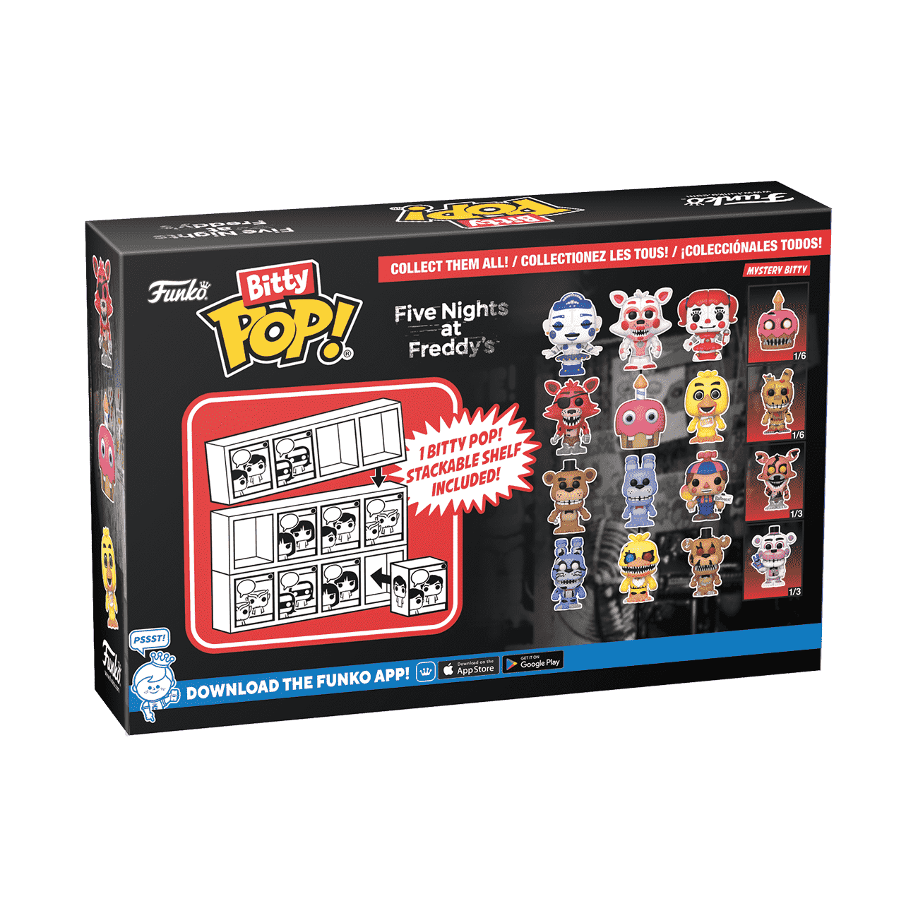 Bitty Pop! Five Nights at Freddy's 4-Pack Series 2 - Figurine Bitty Pop! Five Nights at Freddy's - vue 3