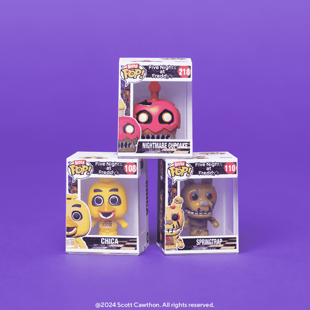 Bitty Pop! Five Nights at Freddy's 4-Pack Series 2 - Figurine Bitty Pop! Five Nights at Freddy's - vue 5